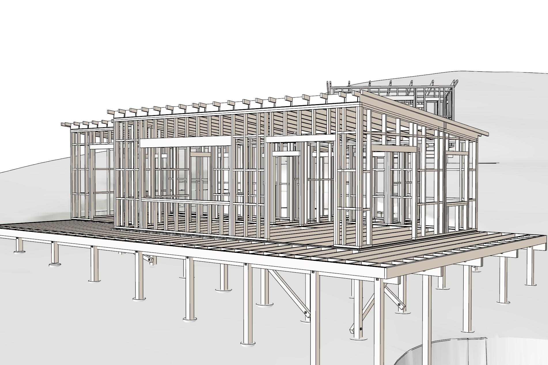 798 Mt Cargill Rd Framing